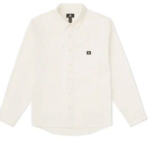 NWT Converse Holiday
Solid Button Down Warm
Shirt new